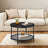 Coffee Table - Faux Marble - Round