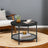 Coffee Table - Faux Marble - Round