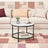 Coffee Table - Faux Marble - Round
