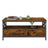 Coffee Table - Wood - Rustic Brown and Black