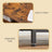 Coffee Table - Wood - Rustic Brown and Black