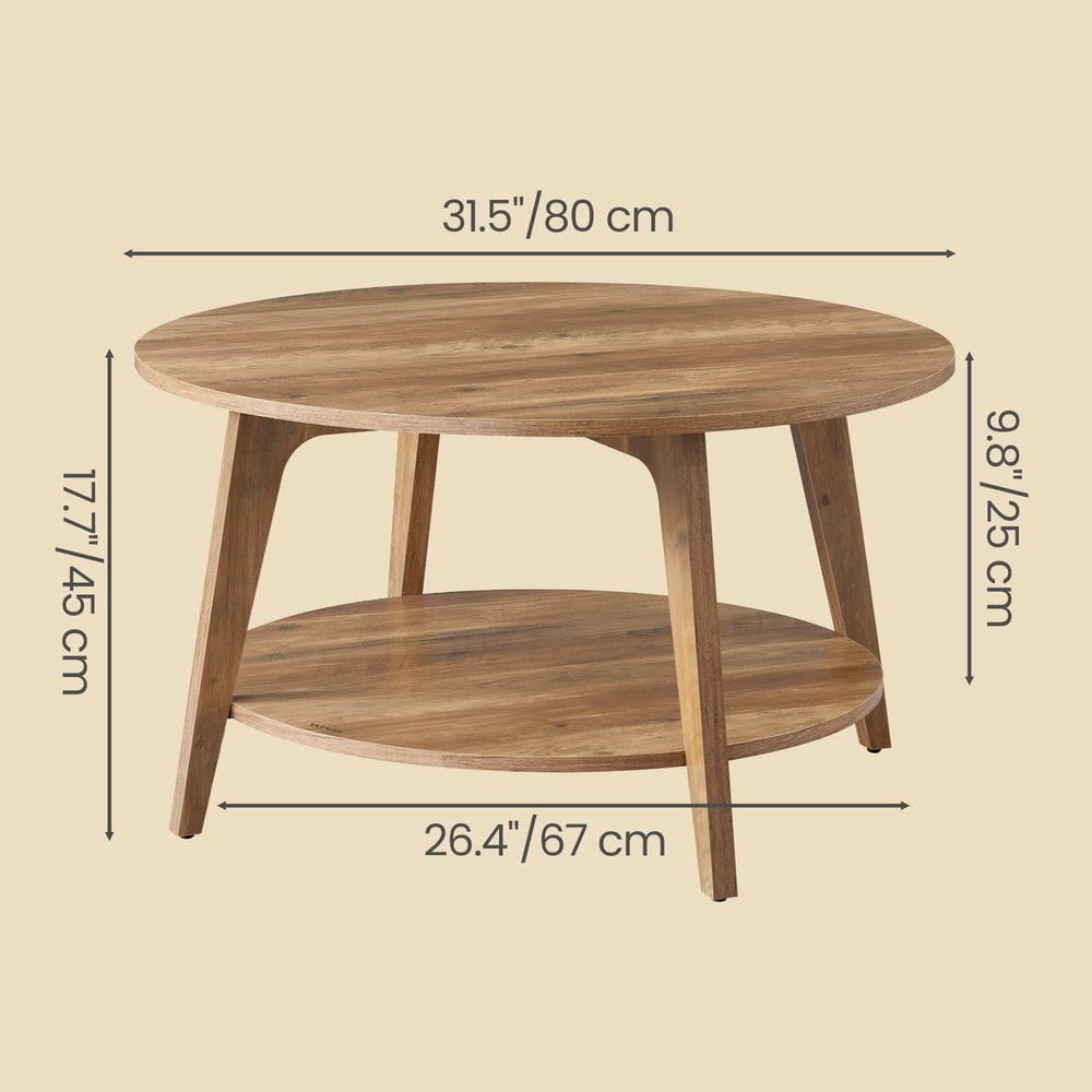 Modern Storage Table - 55x100x45 - Particleboard - 2-Tier Design