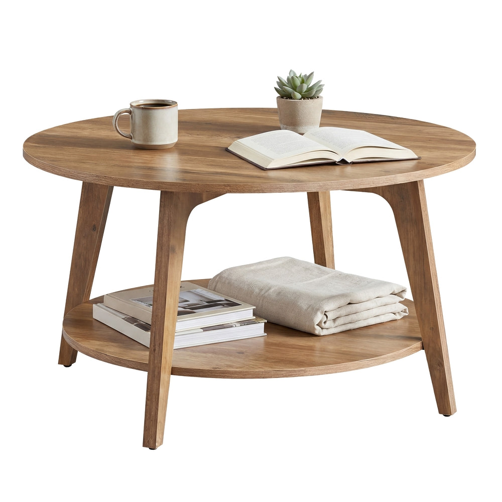 Modern Storage Table - 55x100x45 - Particleboard - 2-Tier Design
