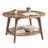Modern Storage Table - 55x100x45 - Particleboard - 2-Tier Design
