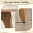Modern Storage Table - 55x100x45 - Particleboard - 2-Tier Design