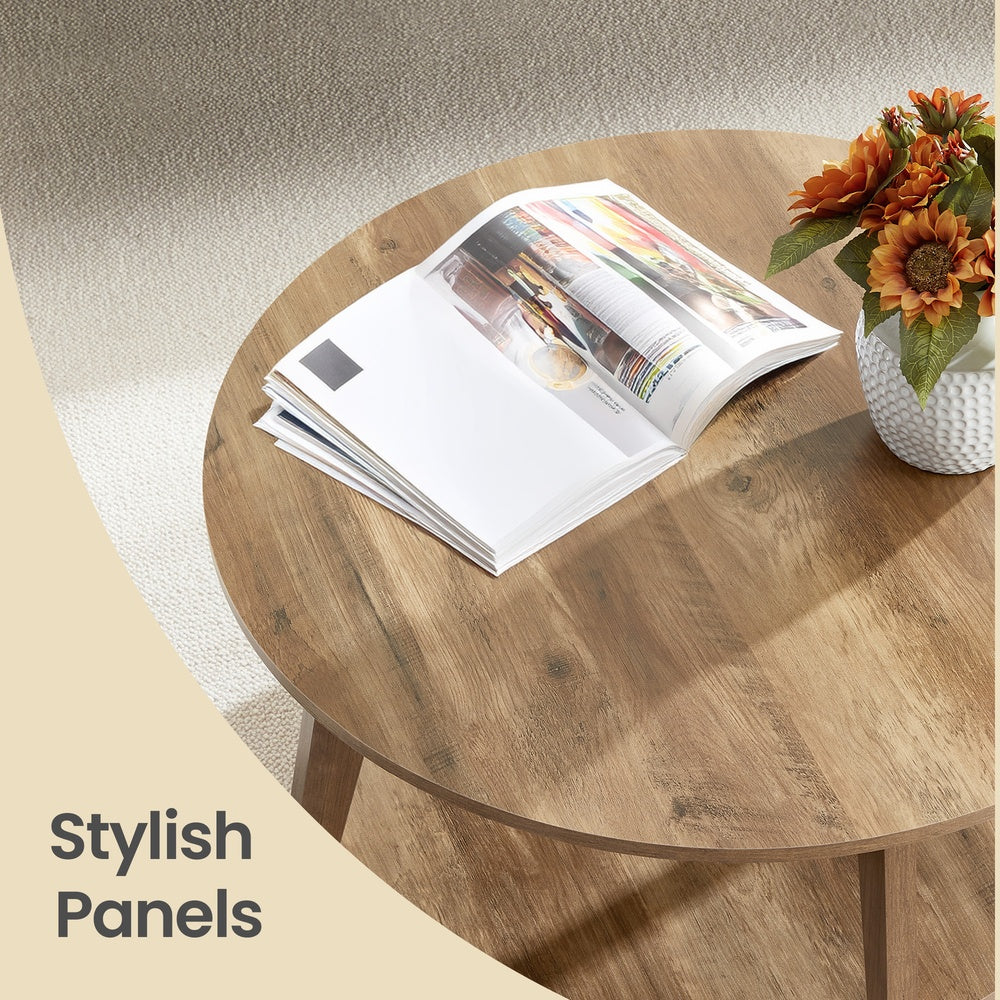 Modern Storage Table - 55x100x45 - Particleboard - 2-Tier Design