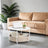 Round Coffee Table - Metal - Matte White