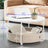 Round Coffee Table - Metal - Matte White