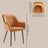 Velvet Accent Chair - 49cm Seat Width - Metal Legs - Upholstered
