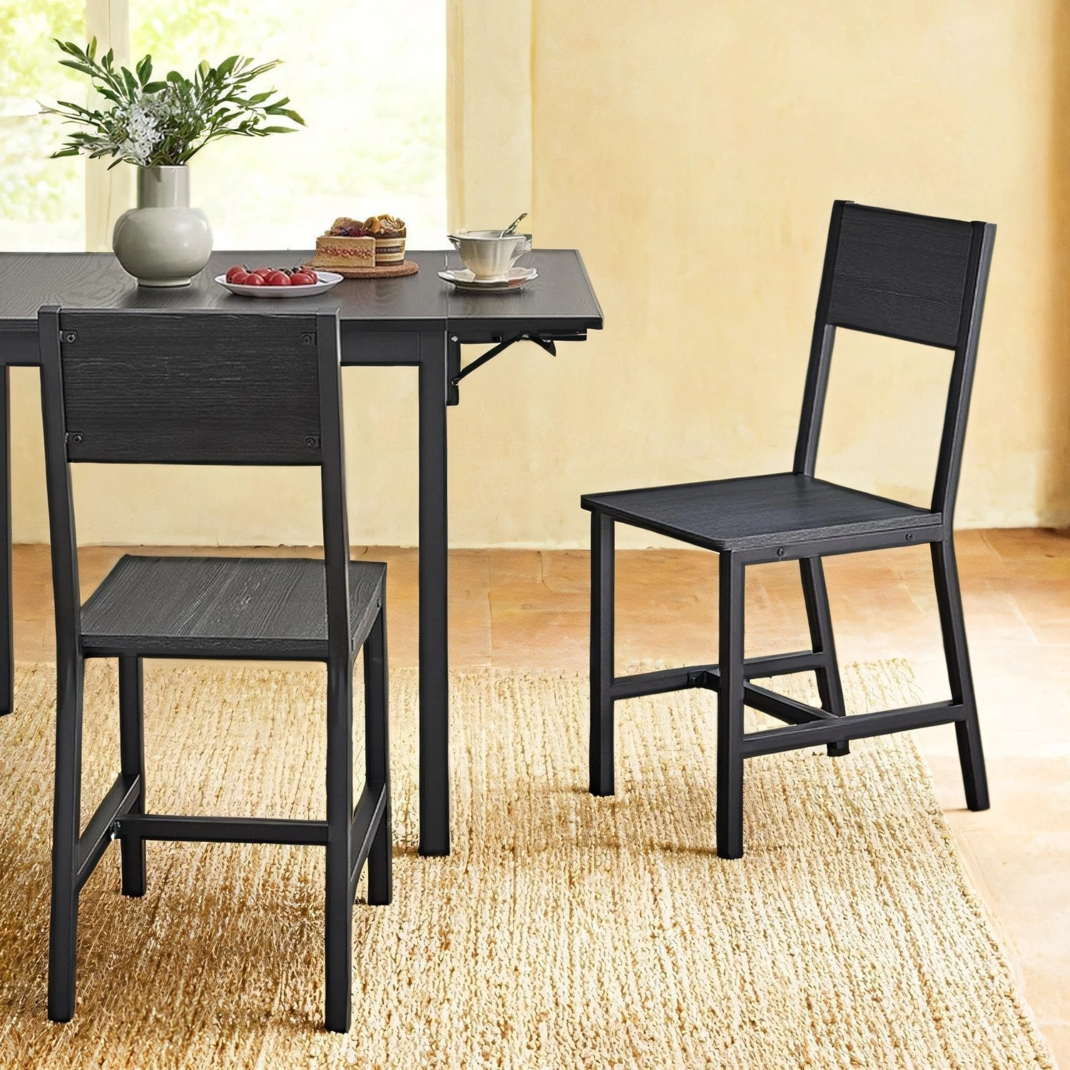 Dining Chairs Set of 2 - Steel - Industrial