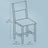 Dining Chairs Set of 2 - Steel - Industrial