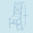 Set of 2 Dining Chairs - Steel - Rustic Brown and Black - Ergonomic Design