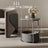 Round Side Table - Wood - Ebony Black