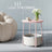 Round Side Table - Wood - Ebony Black