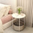 Round Side Table - Wood - Ebony Black