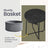 Round Side Table - Metal - Black and Grey - With Charging Station and USB Ports