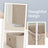 Bedside Table - MDF - Matte White