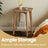 Small End Table - 2-Tier Storage - Wood - Compact