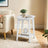 Small End Table - 15.7" - Particleboard - Lower Shelf