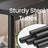 Side Table - Wood - Rustic Brown and Black - Versatile Design for Living Room