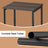 Set of 2 Side Tables - Wooden - Rustic Brown and Black - 2-Tier Design for Living Room and Bedroom