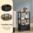 Superfast Toolless Assembly - Wood and Steel - Natural Walnut
