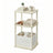 Superfast Toolless Assembly, Side Table - Wood and Steel - Beige