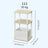 Superfast Toolless Assembly, Side Table - Wood and Steel - Beige