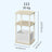 Side Table - Superfast Toolless Assembly - Wood and Steel