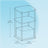 3-Tier Side Table - Fabric - Snow White - Toolless Assembly