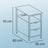 Narrow End Table - Wood - Grey and Black - Features 2 Drawers and Charging Station