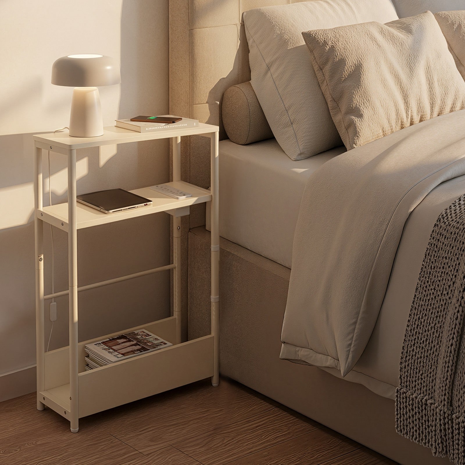 Slim End Table - Wood - Dark Finish