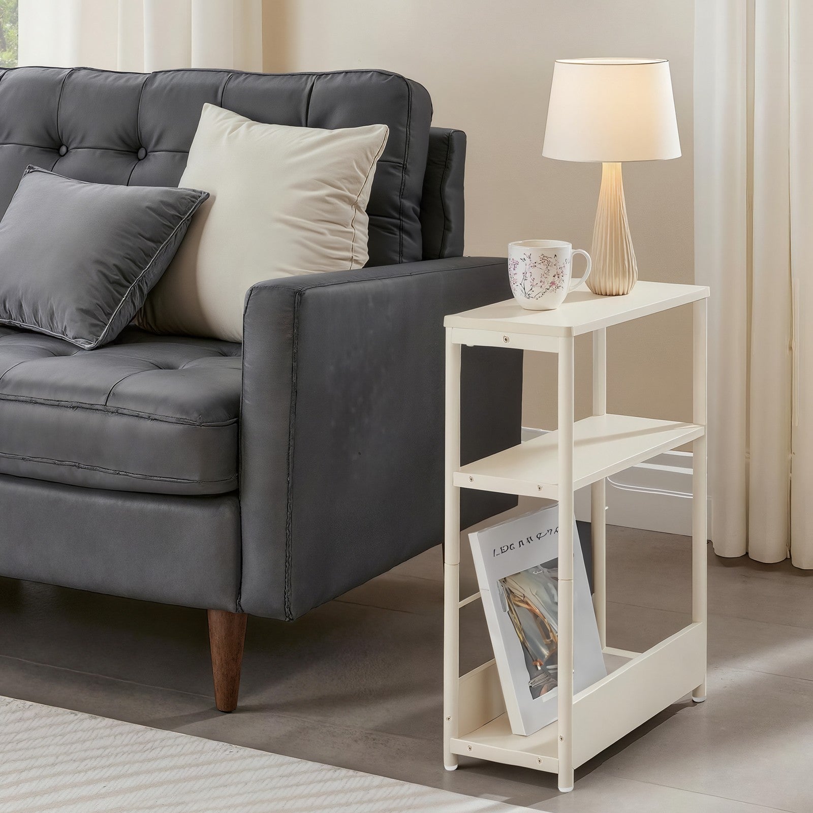 Slim End Table - Wood - Dark Finish