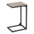 C-Shaped Sofa Table - Steel and Wood - Greige - with Metal Frame