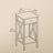 Bedside Table - Wood - Rustic Brown and Black - Tall Design with Drawer and Storage Shelf