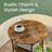 End Table - Wood - Rustic Brown and Black - 2-Tier Design for Small Spaces