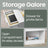 Bedside Table - Wood - Classic White - Features Drawer and Open Compartment