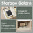 Bedside Table - Wood - Classic White - Features Drawer and Open Compartment