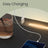 Nightstands - Particleboard and MDF - Black - with Power Outlets