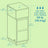 Set of 2 Narrow Side Tables - Wood - Beige - Slim Design with 2 Drawers and 1 Open Compartment