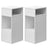 Set of 2 Bedside Tables - 30L - Particleboard Frame - Superfast Toolless Assembly