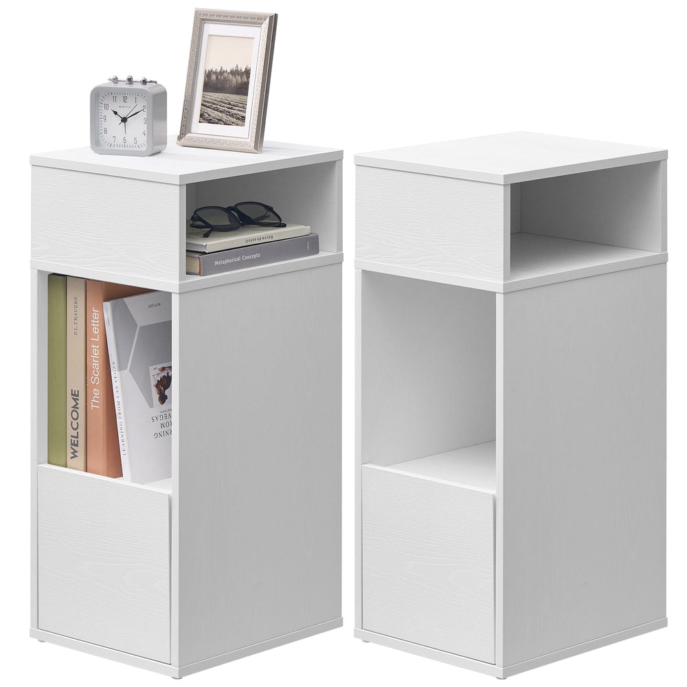 Set of 2 Bedside Tables - 30L - Particleboard Frame - Superfast Toolless Assembly