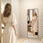 Full Length Mirror - 63"L x 20"W - Tempered Glass - Aluminium Alloy Frame