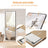 Full Length Mirror - 63"L x 20"W - Tempered Glass - Aluminium Alloy Frame