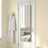 Full Length Wall Mirror - Tempered glass and aluminum alloy - Gold