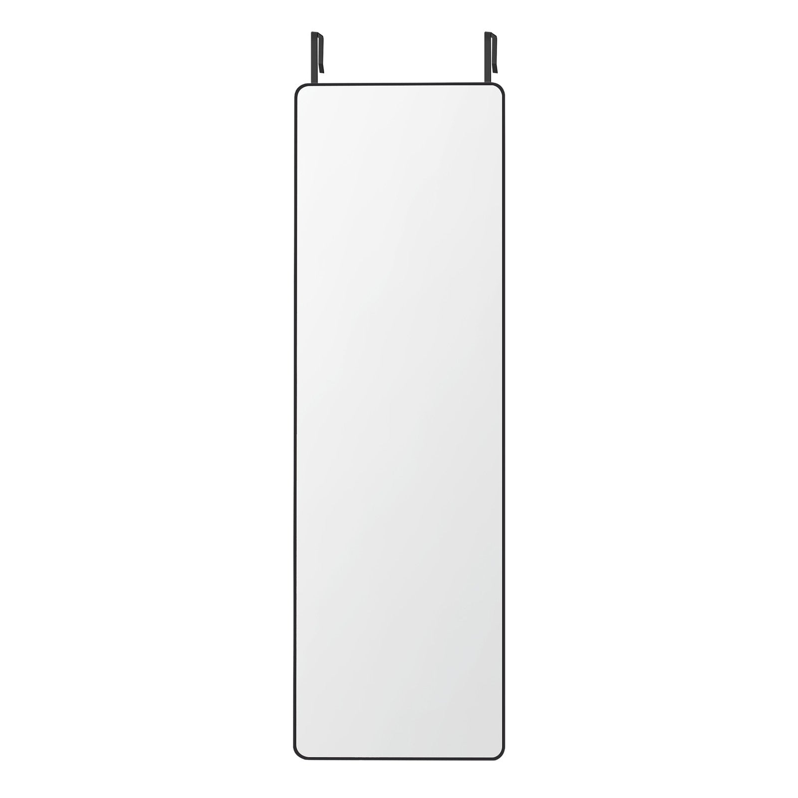 Full-Length Mirror - Tempered Glass - Ink Black - Rectangular Design