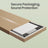 Full-Length Mirror - Tempered Glass - Ink Black - Rectangular Design