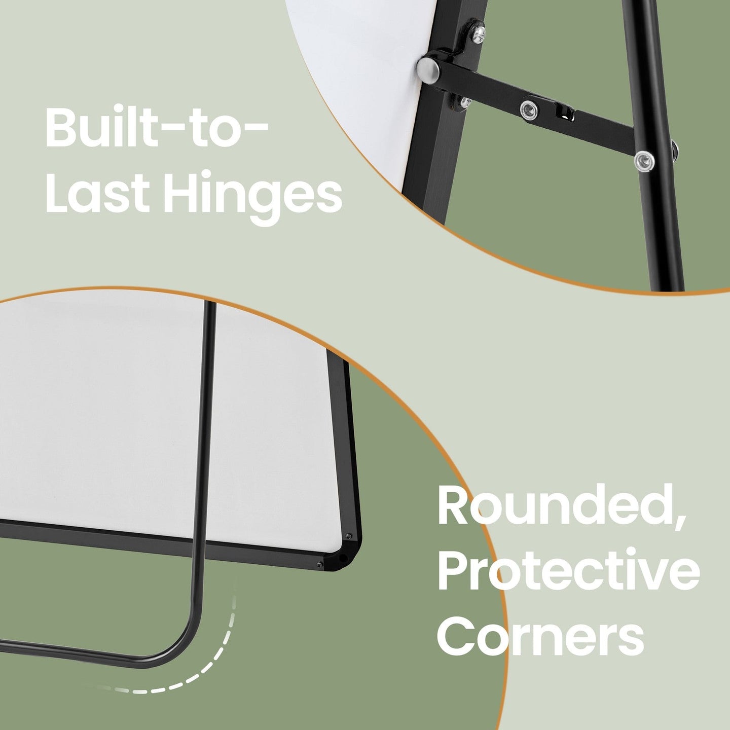 Standing Dressing Mirror - 160x50 - Tempered Glass - Aluminium Frame