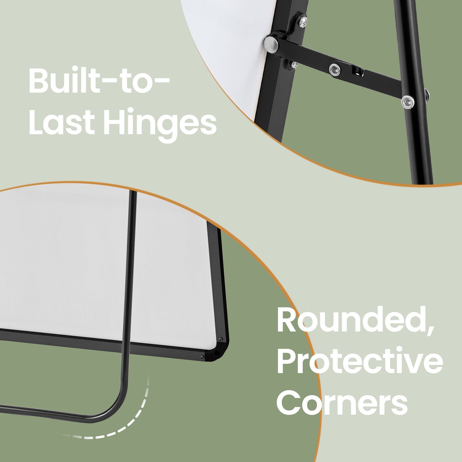 Standing Dressing Mirror - 160x50 - Tempered Glass - Aluminium Frame