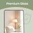 Standing Dressing Mirror - 160x50 - Tempered Glass - Aluminium Frame